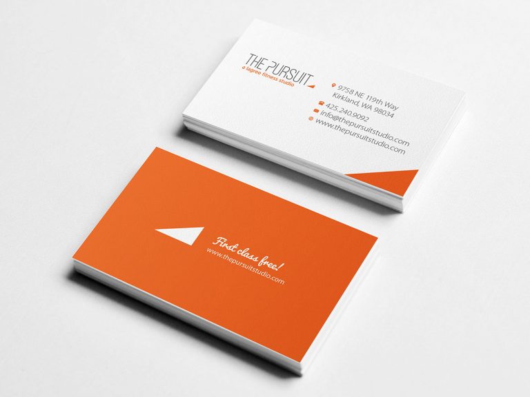 The Pursuit - Business Card